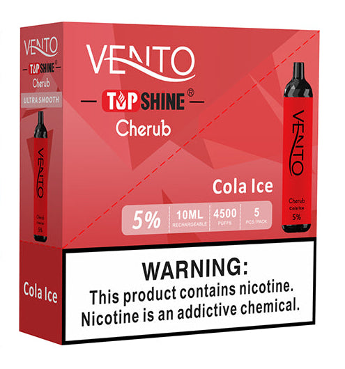 4500 puff vento cherub cola ice 5pack